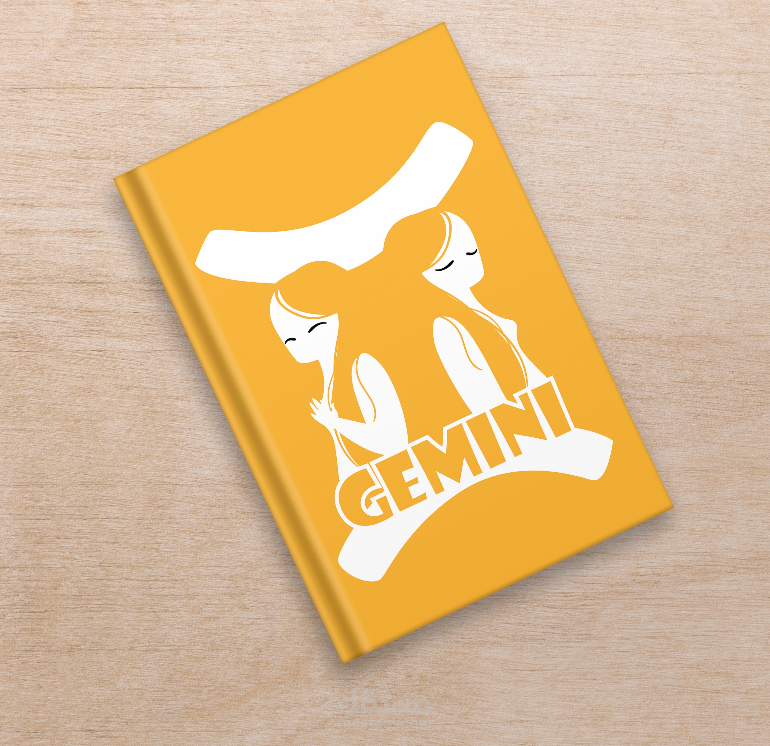 تصميم نوت بوك خاص بالأبراج "برج الجوزاء"