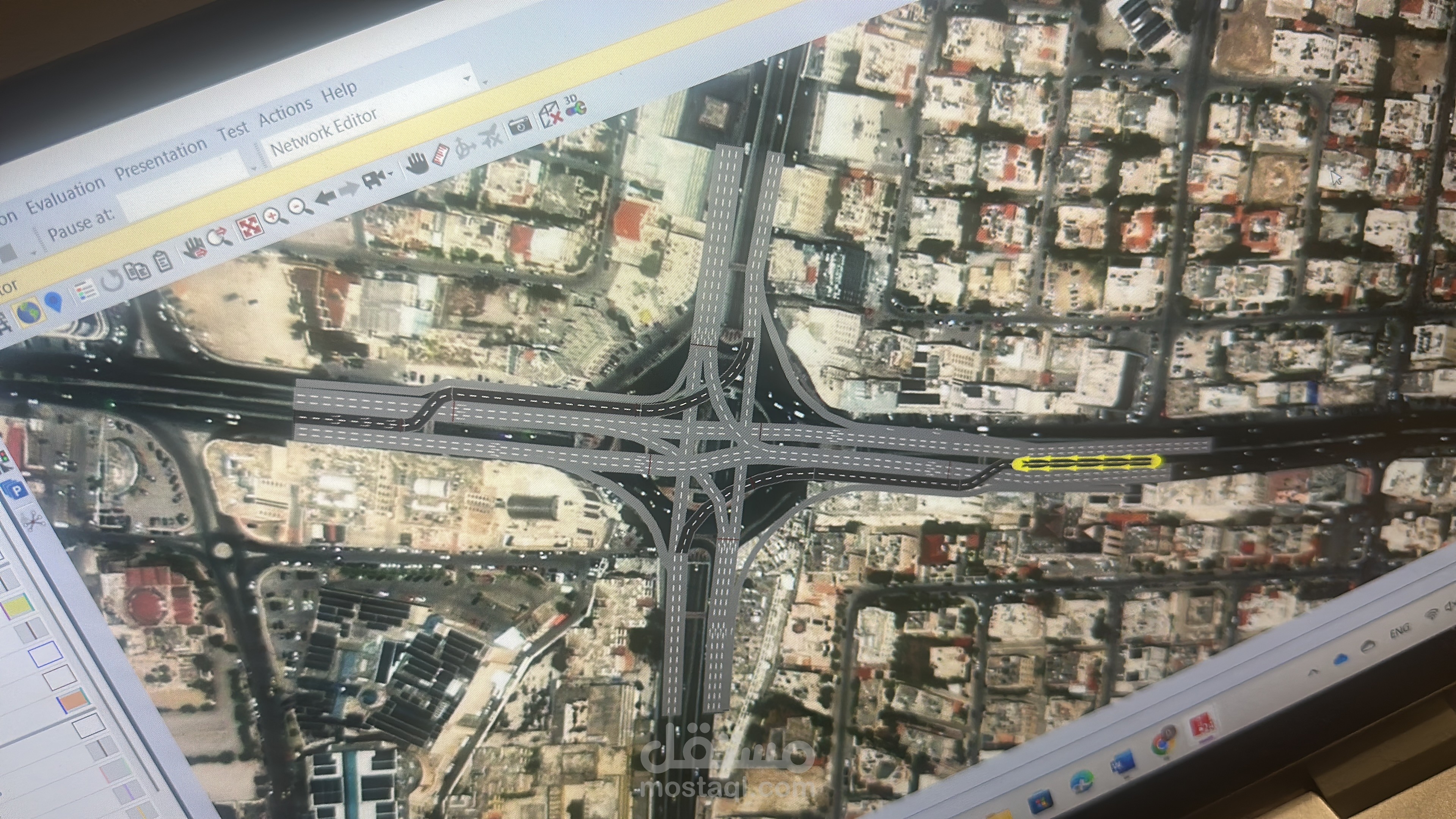 تصميم هندسي لتقاطع