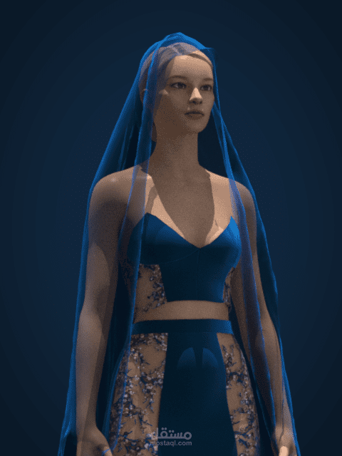 فستان سهره  3d