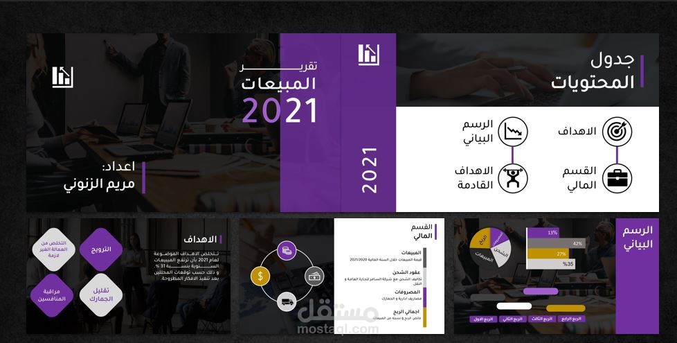 تقرير مبيعات