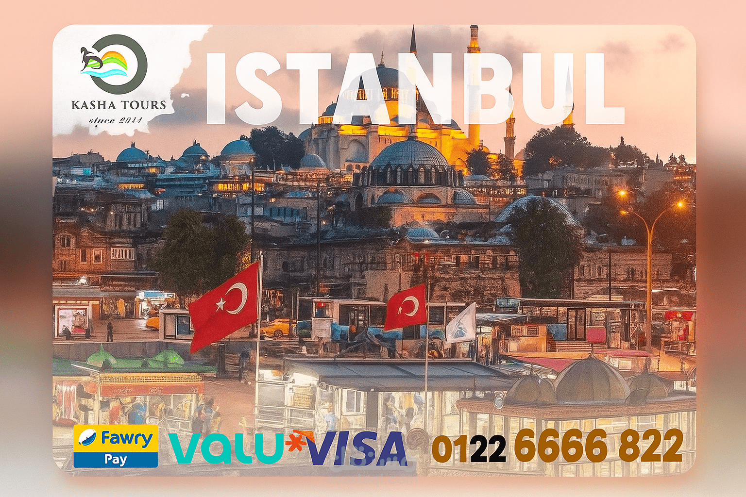 تصميمات احترافية للسوشيال ميديا لشركة سياحة – هوية بصرية جاذبة