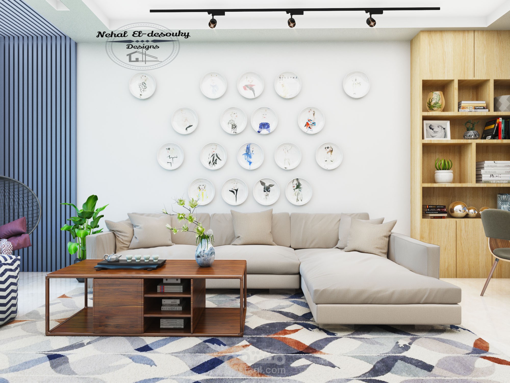 تصميم غرفة معيشة