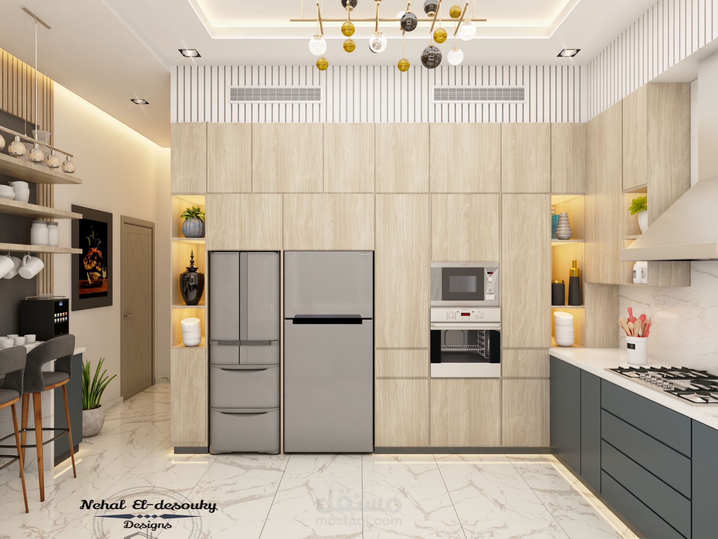 تصميم داخلي ل مطبخ