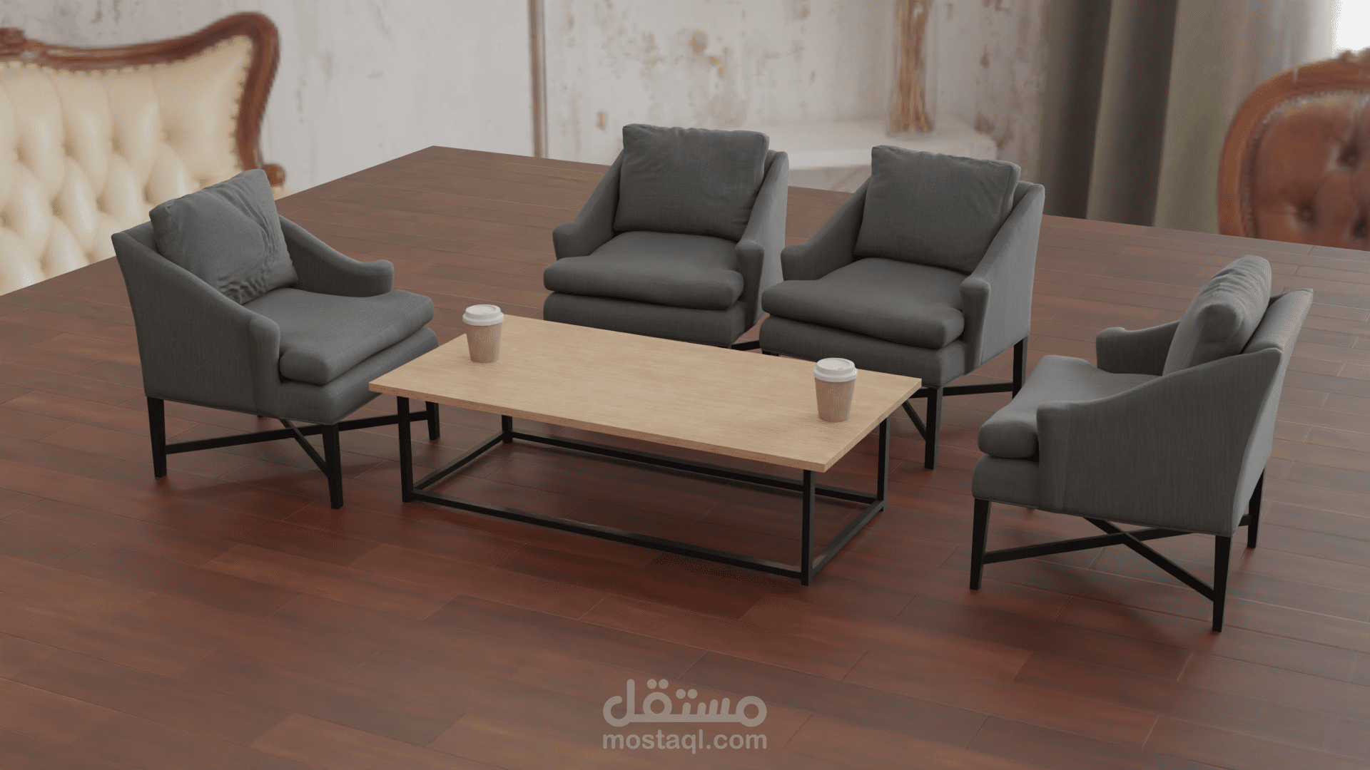 تصميم اثاث للكافيهات