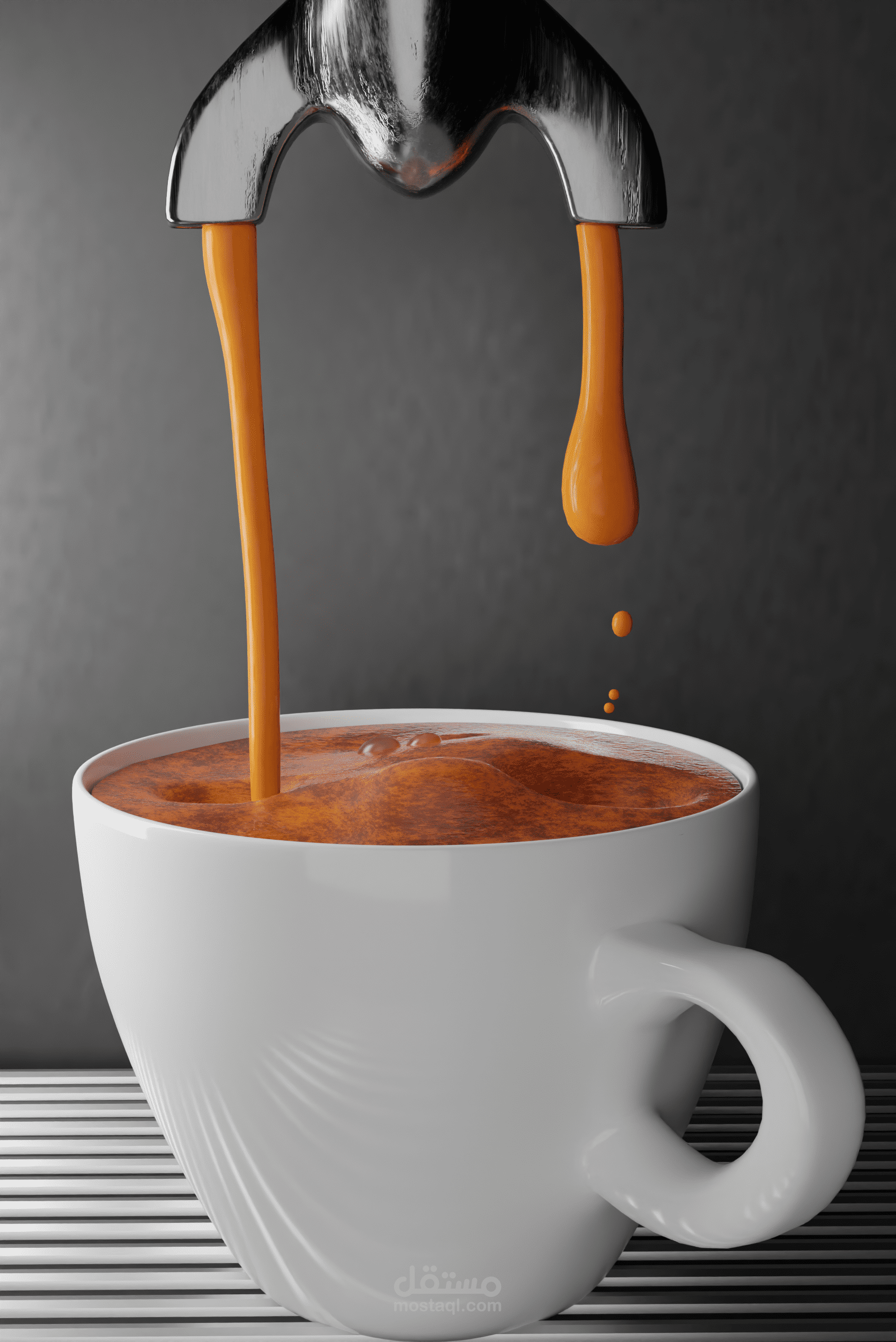 كوب قهوه 3d