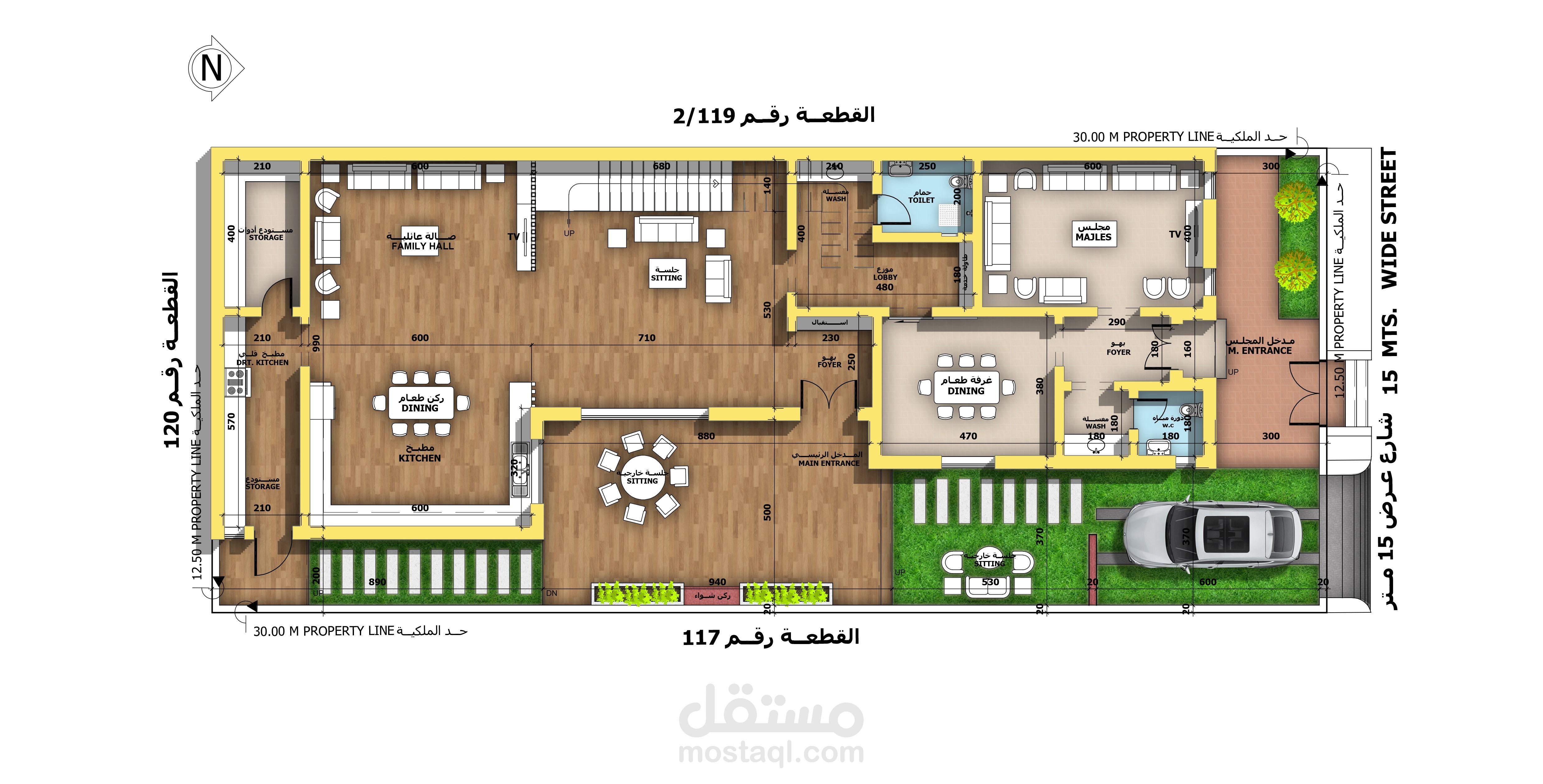مخططات معمارية لمنازل