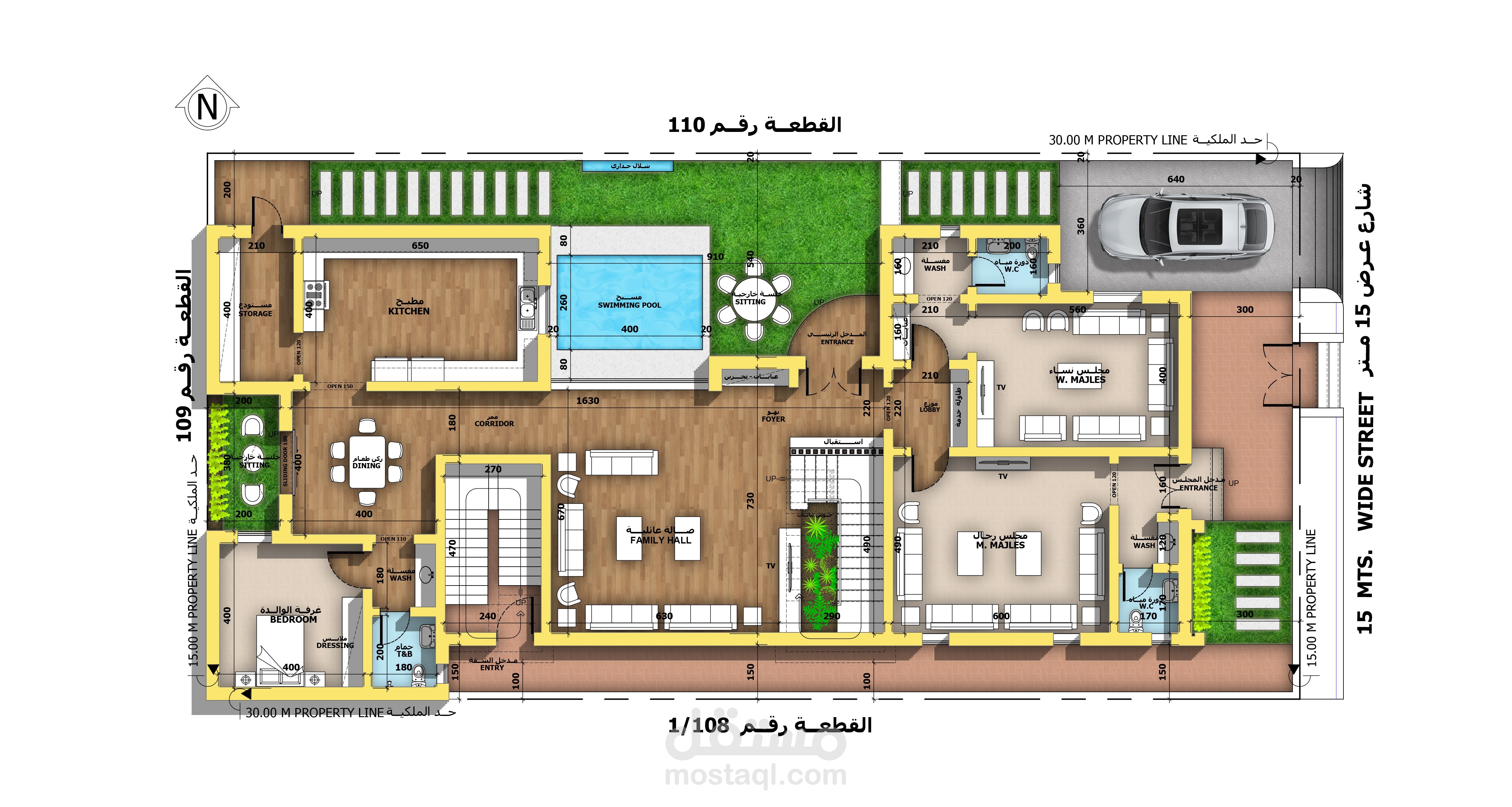 مخططات منزل تحتوى عدة أفكار وخيارات مختلفة
