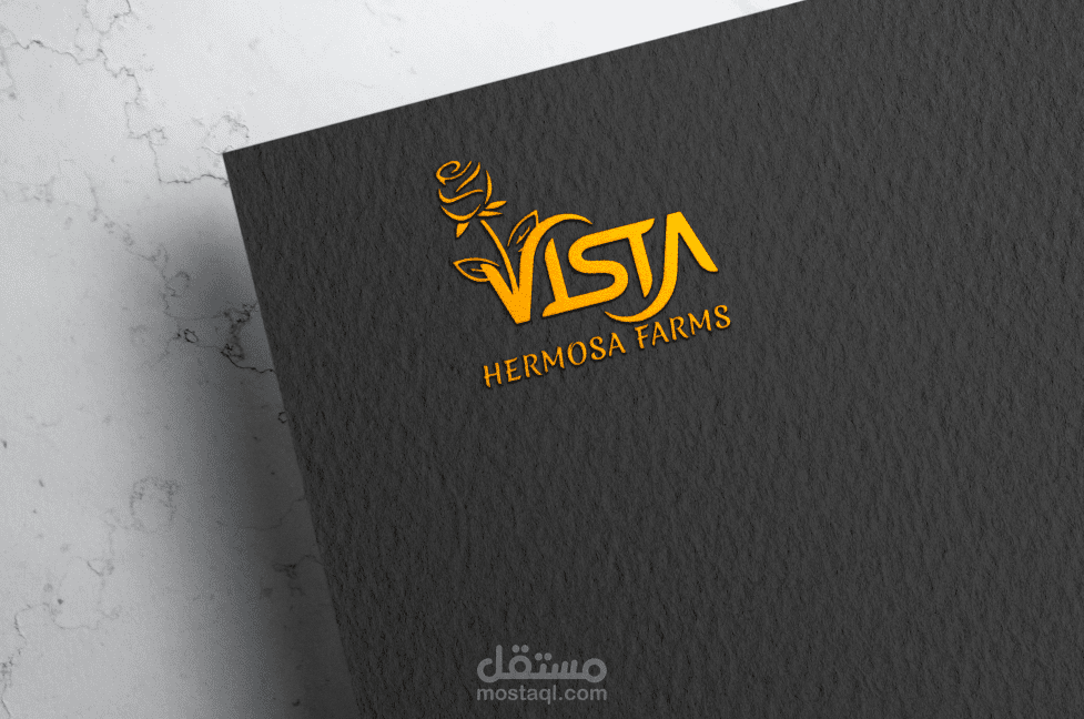 لوقو لمعرض لبيع الورود