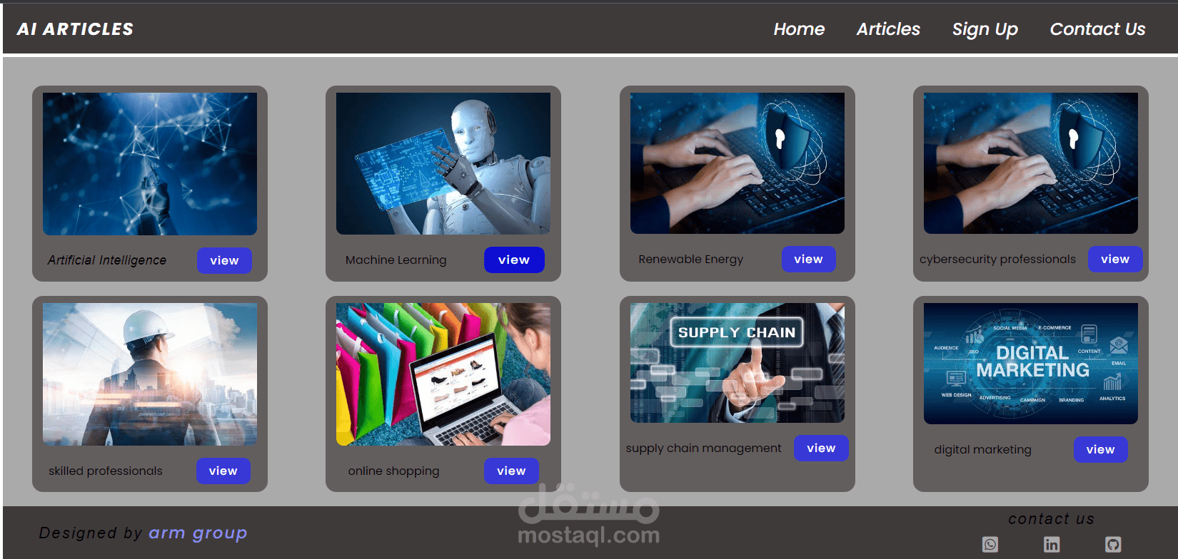 مقالات بالذكاء الاصطناعي