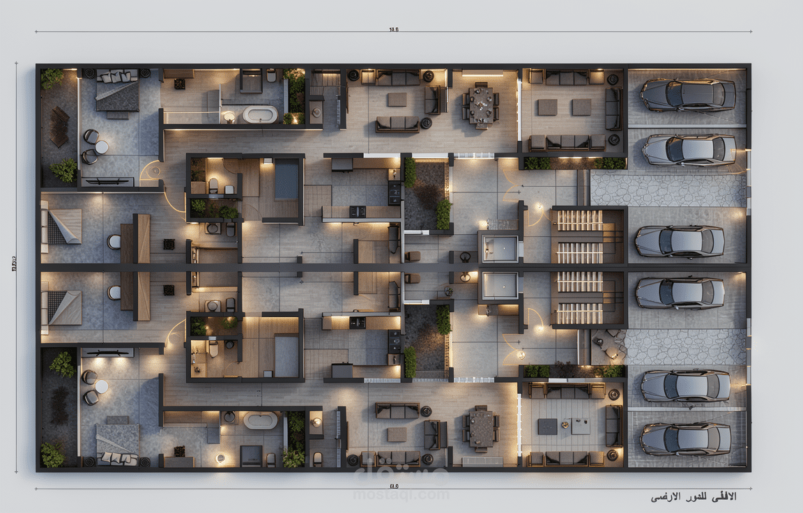 تصميم معماري لفيلا