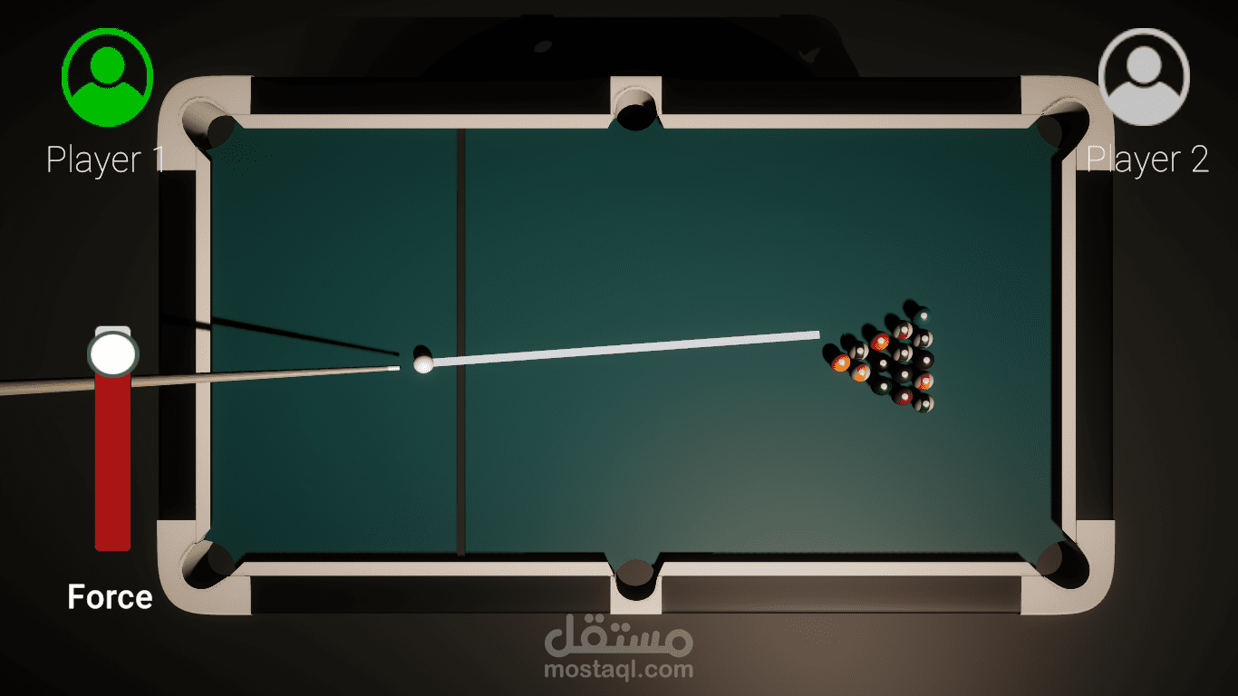 لعبة بيلياردو كاملة بطابع رعب