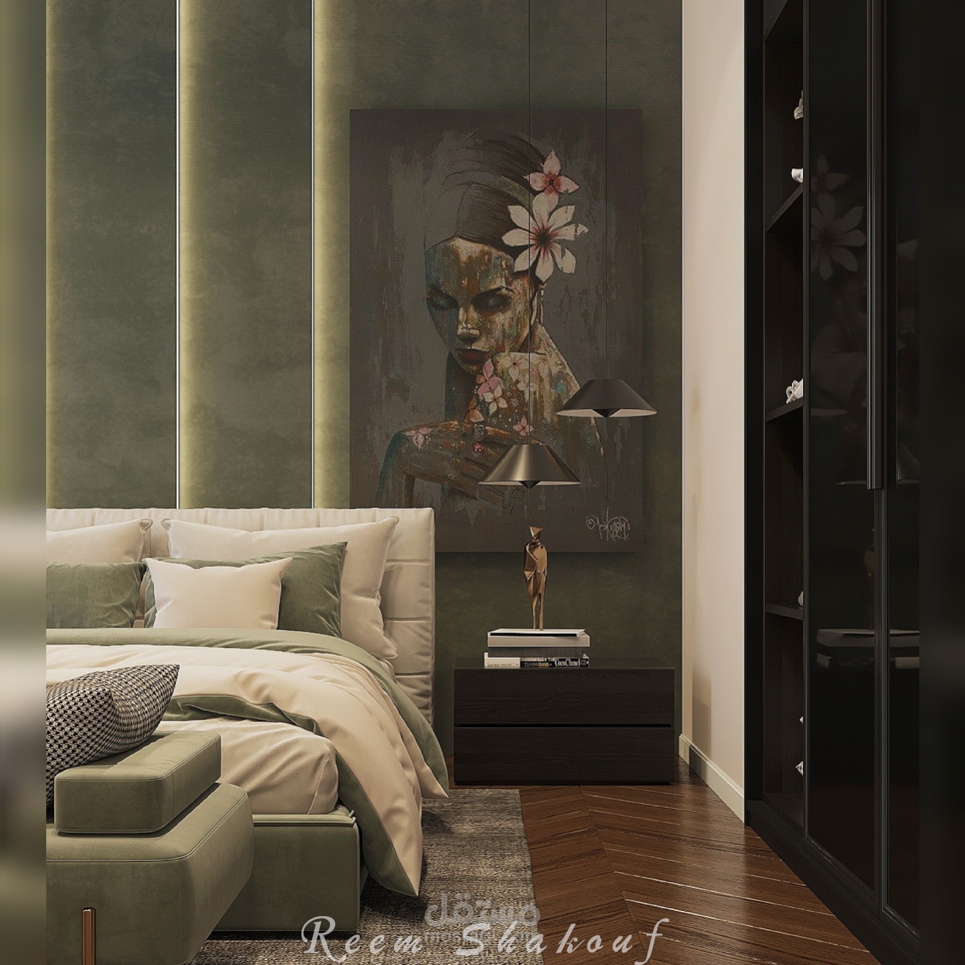 غرفة نوم مودرن