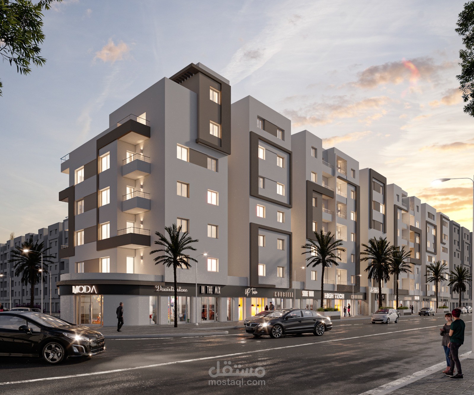 أخراج فيديو تسويقي لمشروع مجمع سكني