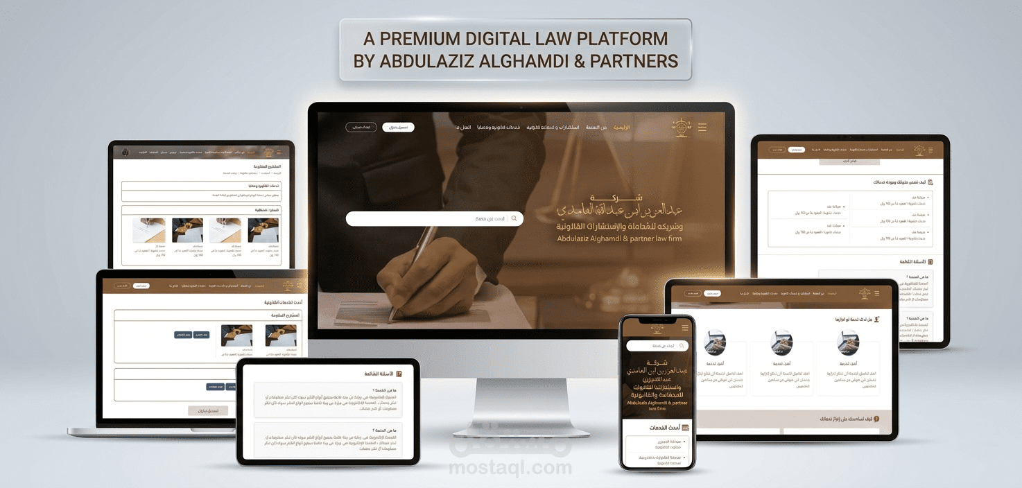 منصة المحاماة والاستشارات القانونية الرقمية