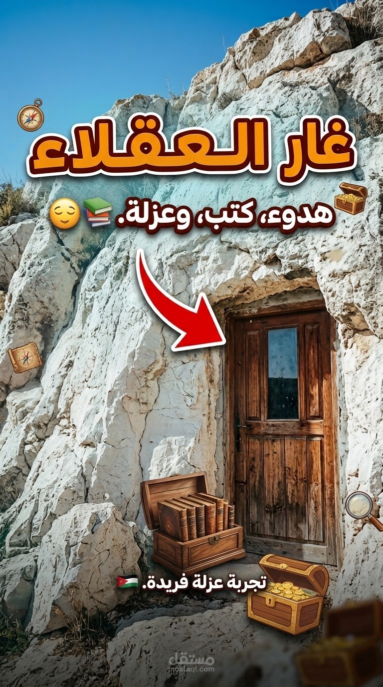 صناعة تجربة سينمائية بالإمكانات المتاحة | مونتاج فيديو "غار العقلاء" لصانع المحتوى عيد القراله