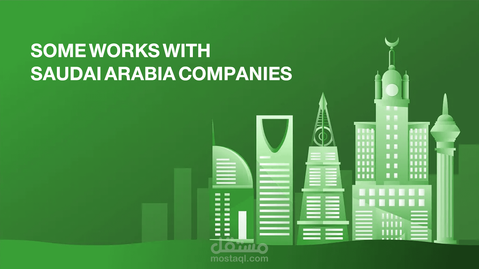 SOME WORKS FOR  KSA COMPANIES