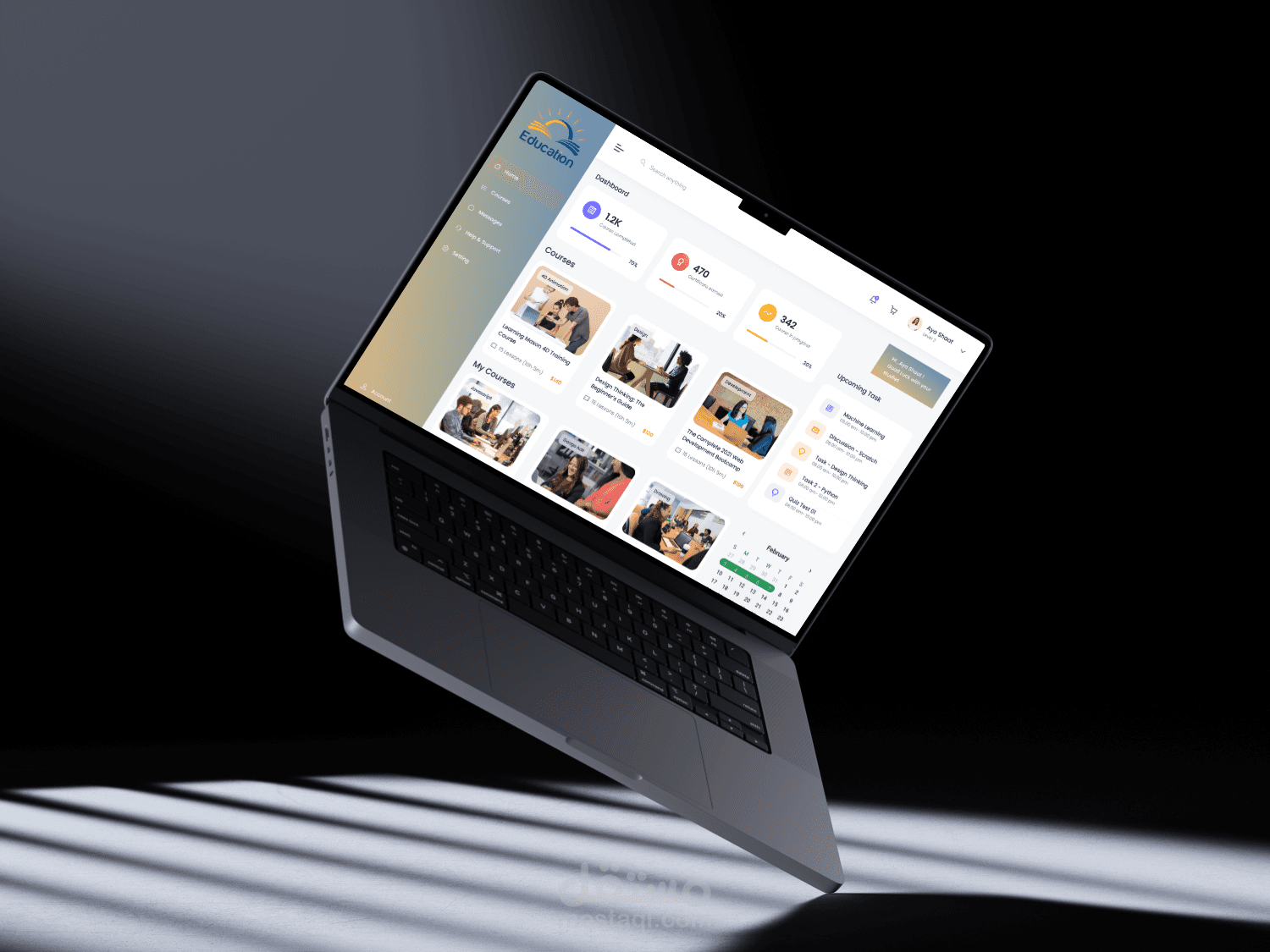 E-Learning Dashboard