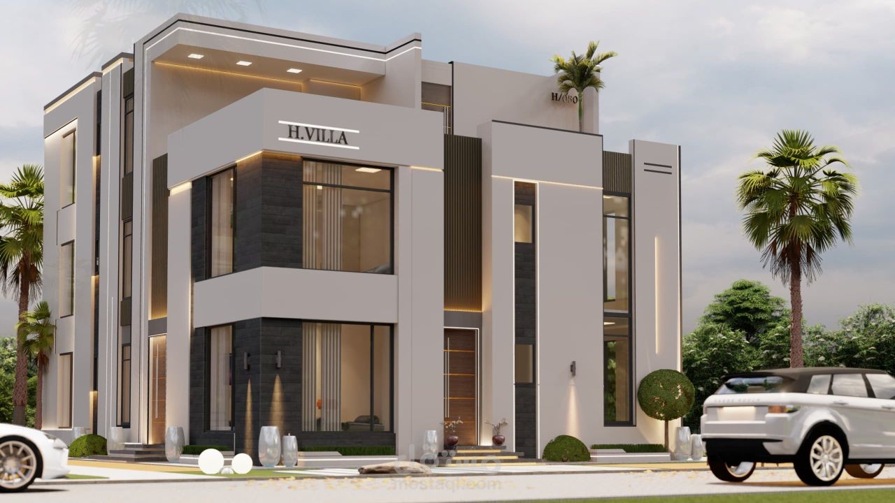 تصميم  فيلا سكنية  في السعودية الرياض