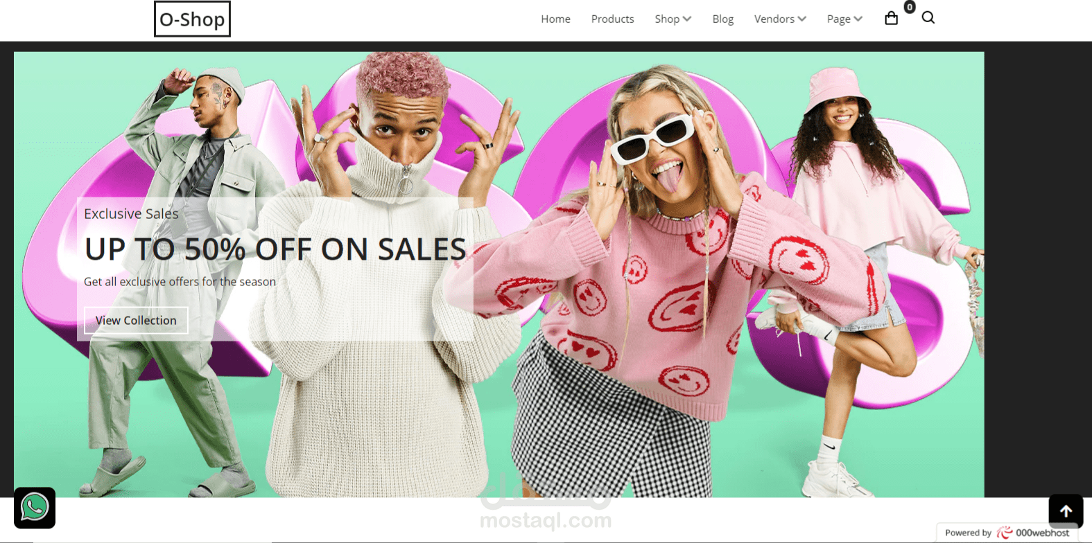 Ecommerce website design