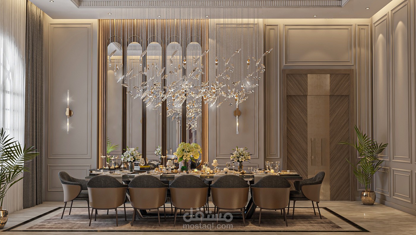 تصميم غرف الطعام