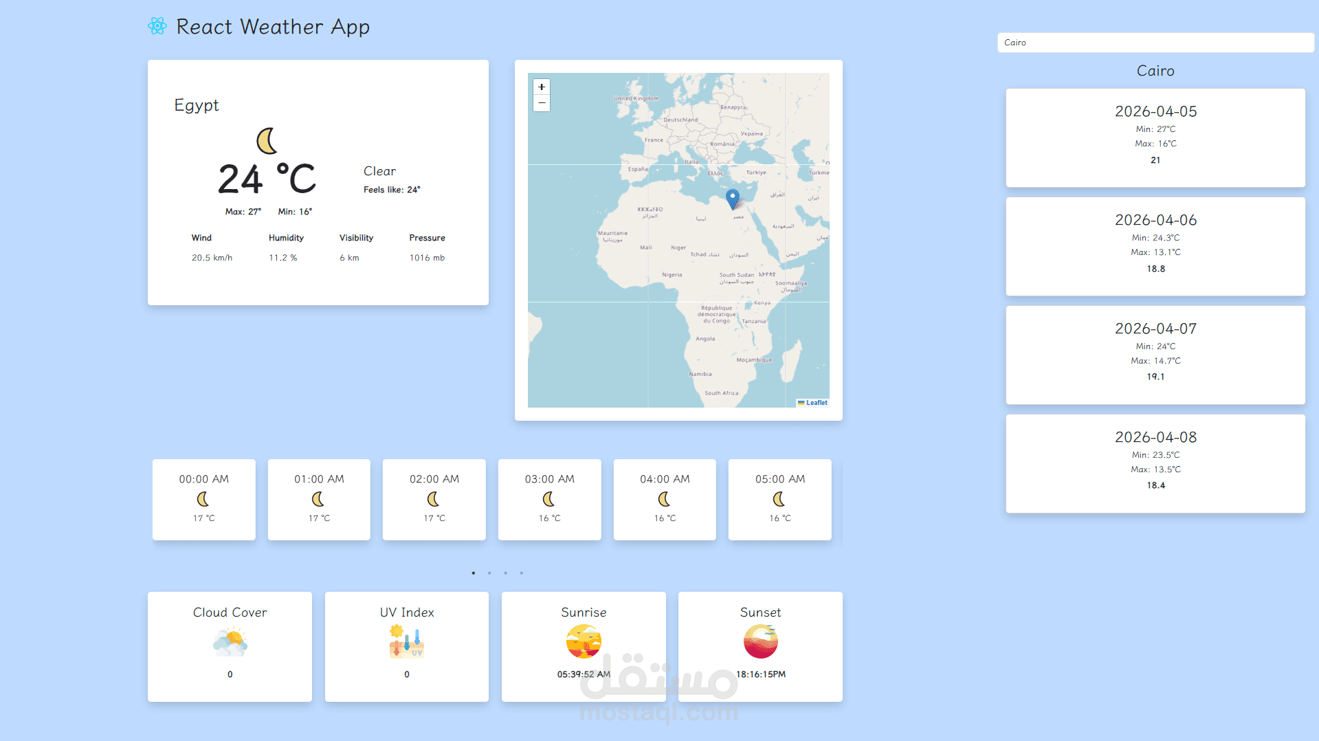 React Weather App