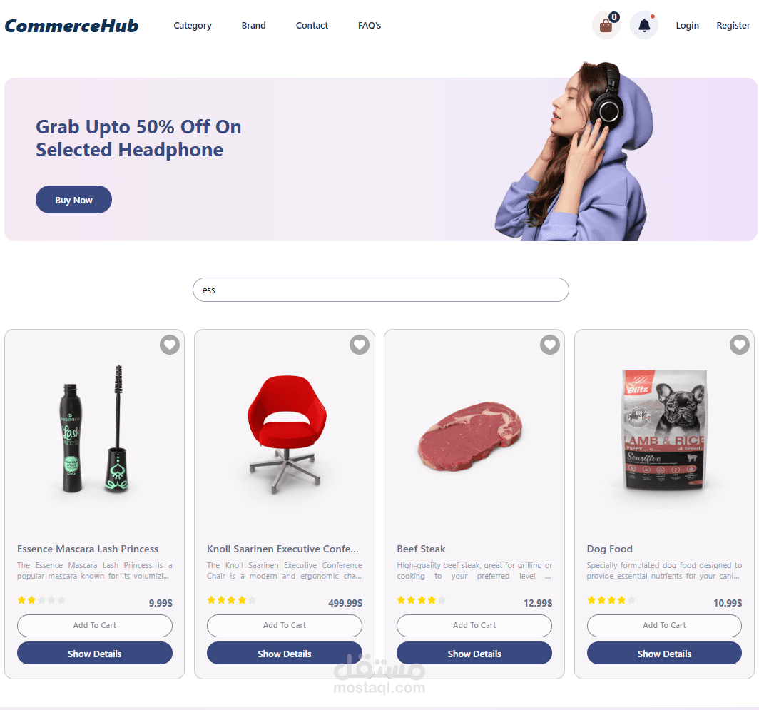 CommerceHub (ReactJs)
