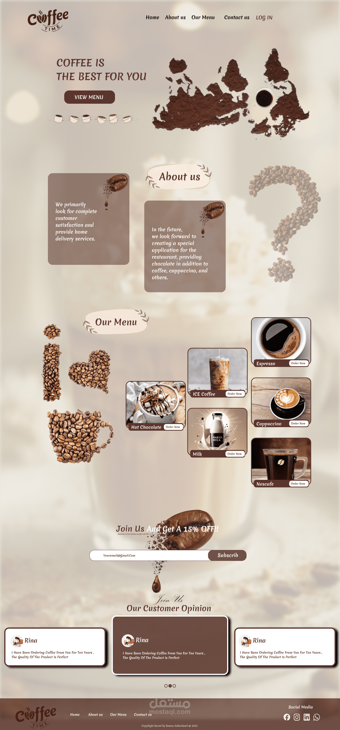 UI Coffee Website