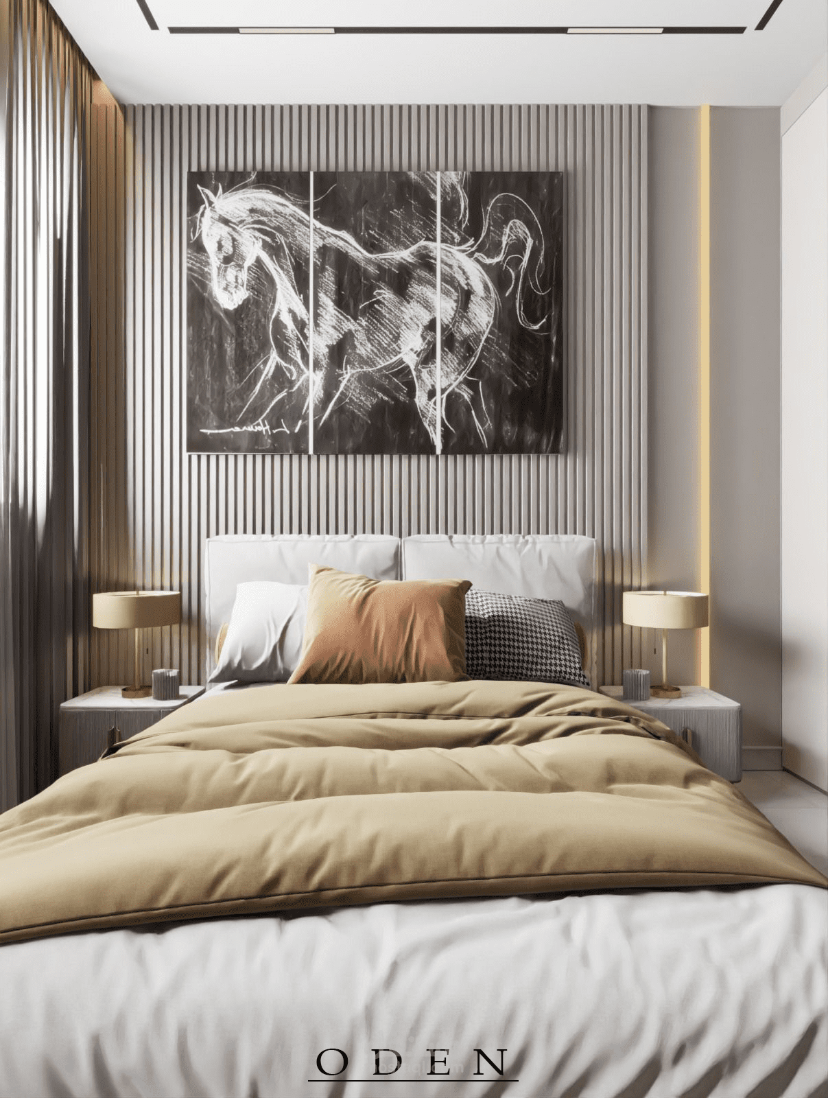 تصميم داخلي لغرفة نوم تصميم حديث