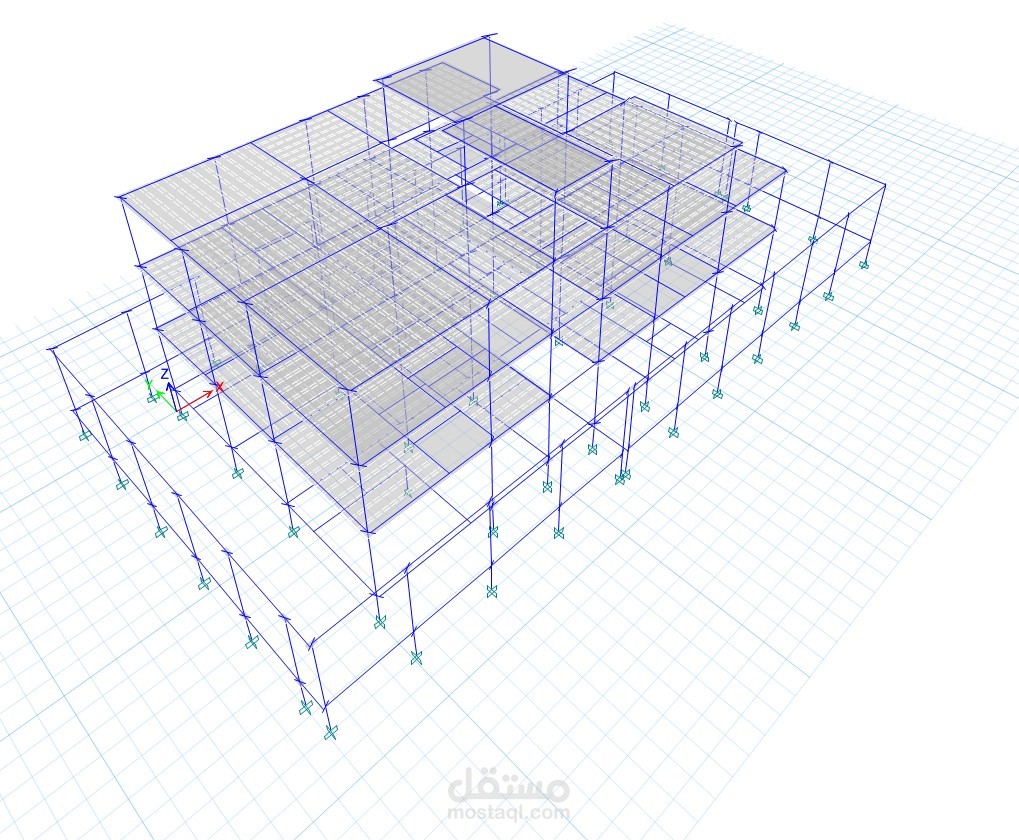 تصميم إنشائى - فيلا سكنية