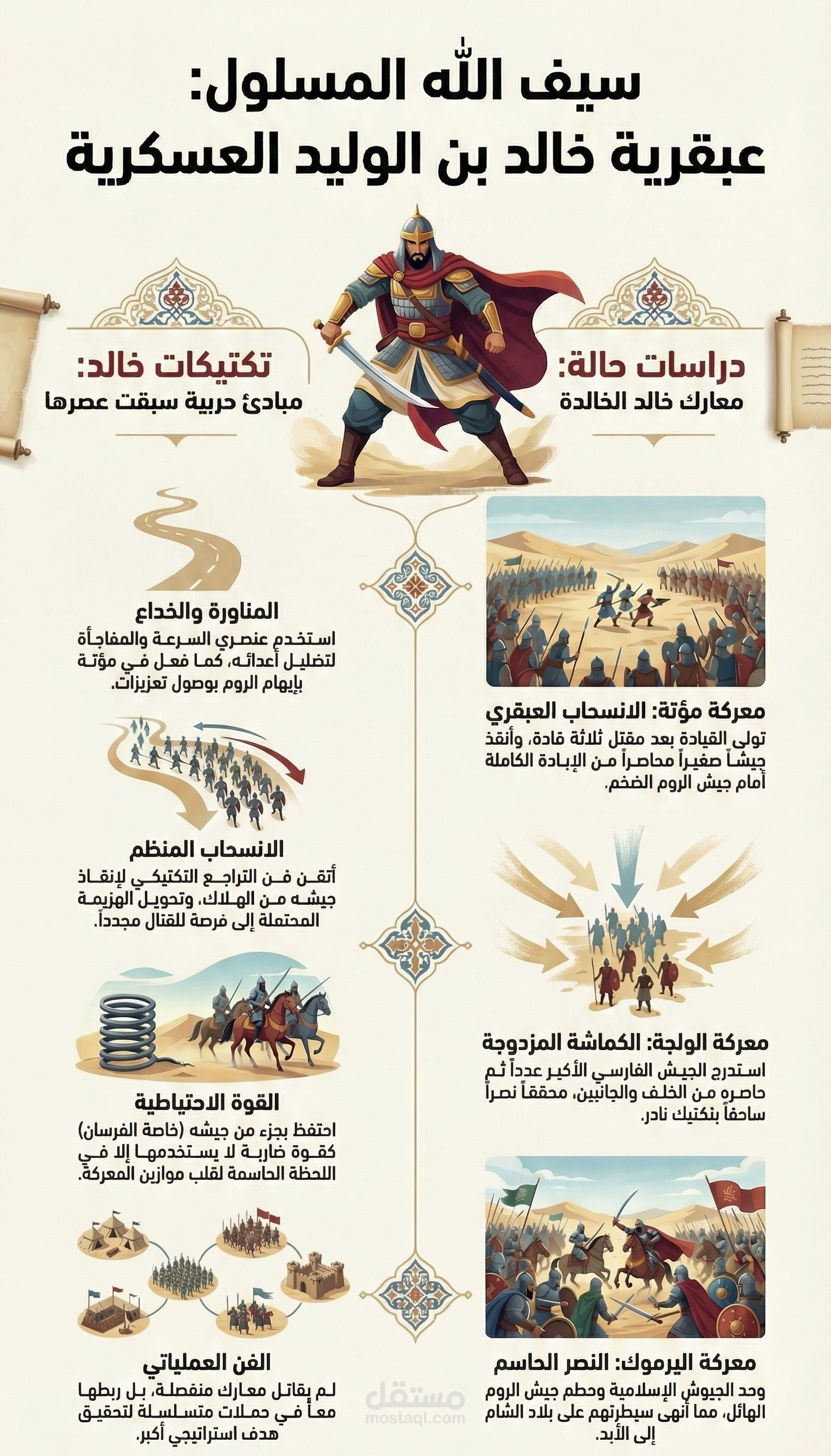دراسة في العقلية العسكرية لخالد بن الوليد
