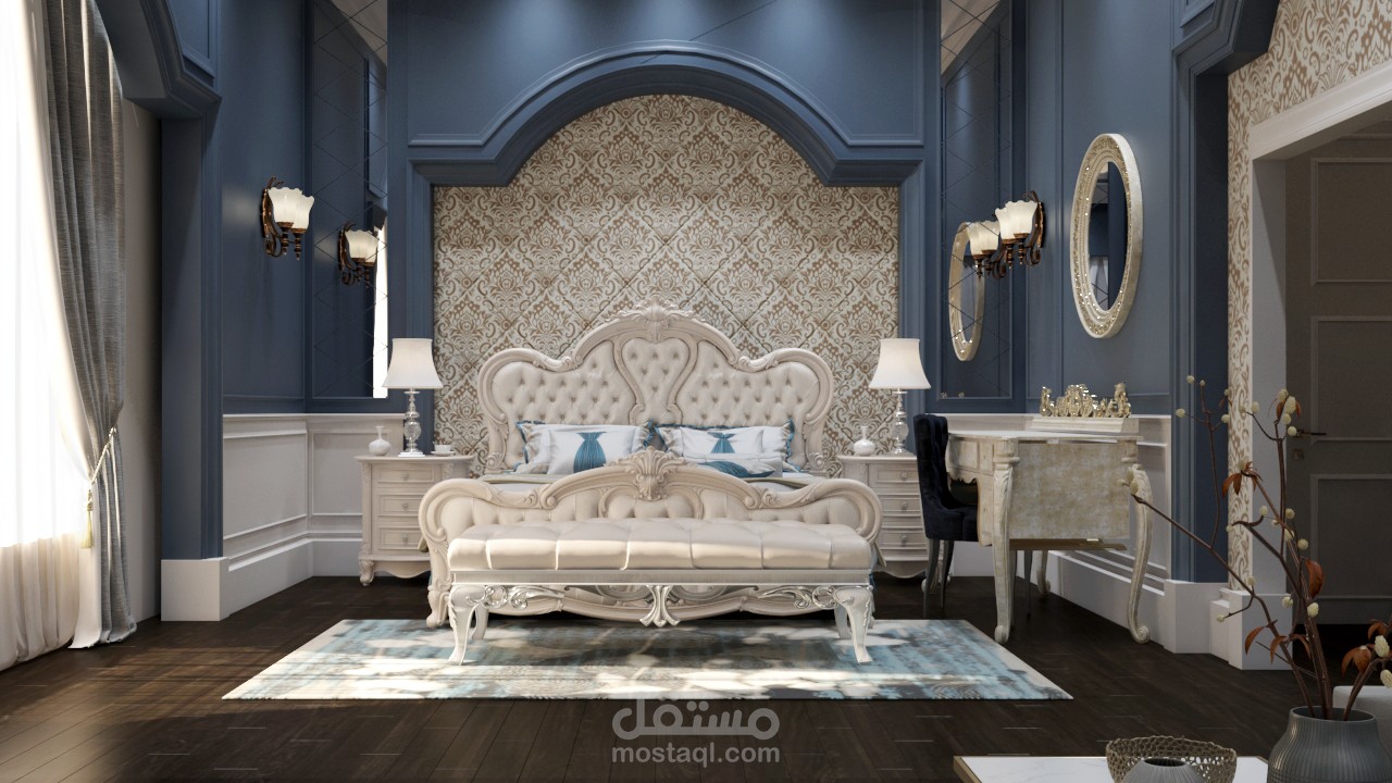 تصميم غرفة نوم رئيسية