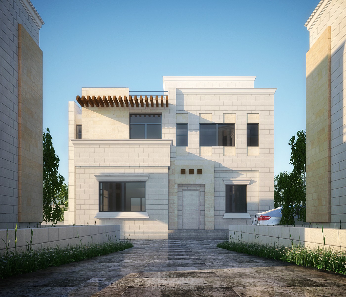 تصميم خارجي لمجموعة من الفلل