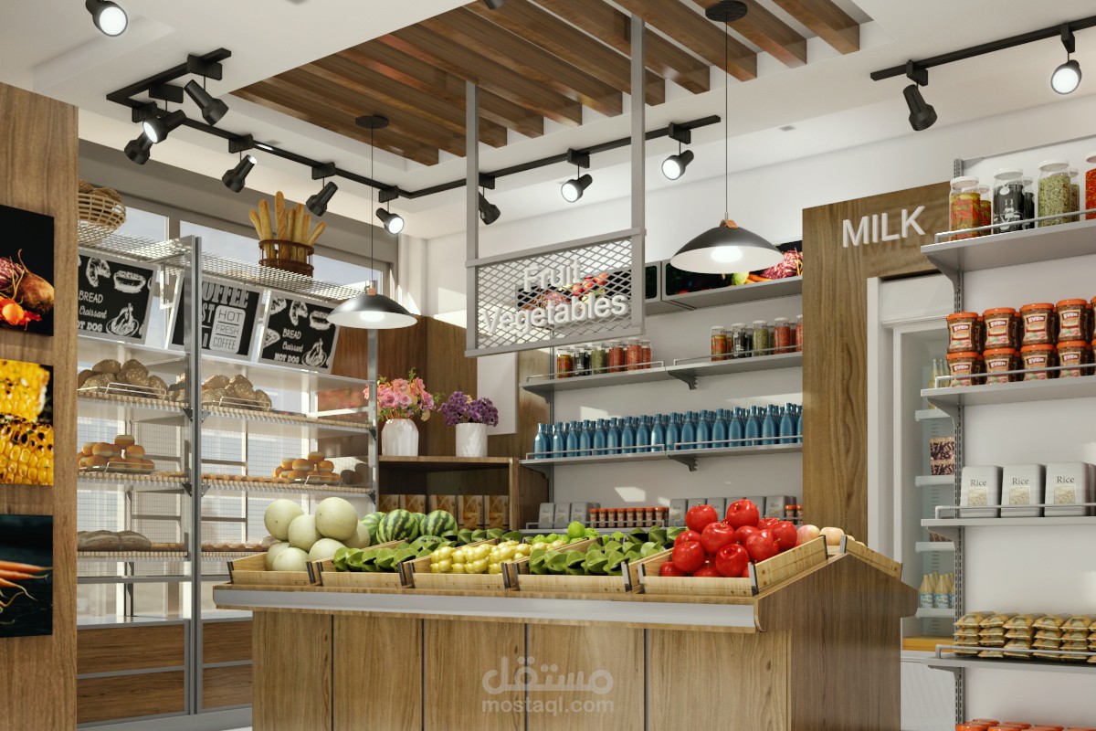 تصميم لسوبرماركت