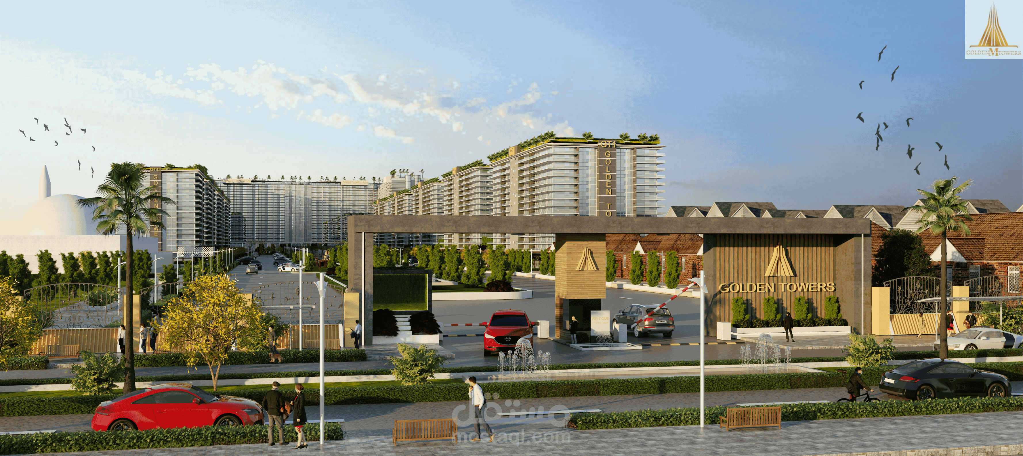 مشروع أبراج غولدن السكنية في اربيل - العراق