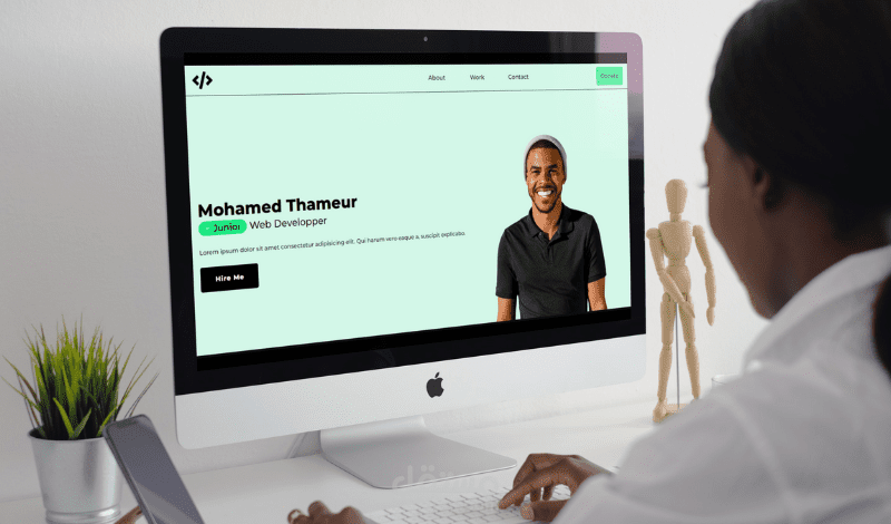 صفحة شخصية Portfolio