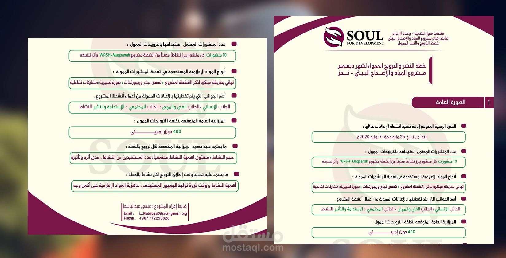 عمل الدراسات الإعلامية والتسويقية وانتاج خطط نشر وترويج لمواقع التواصل