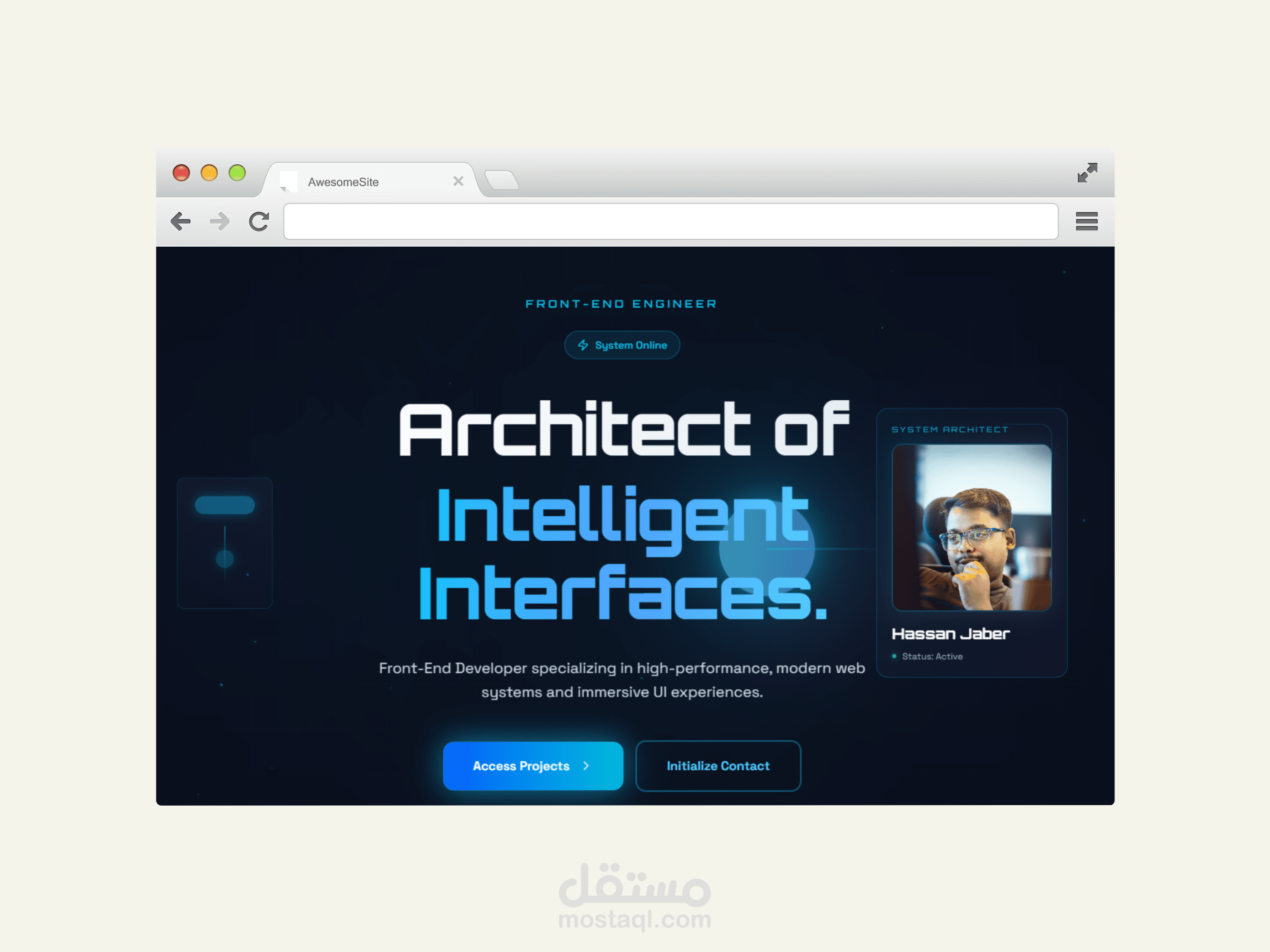 موقع شخصي | Portfolio