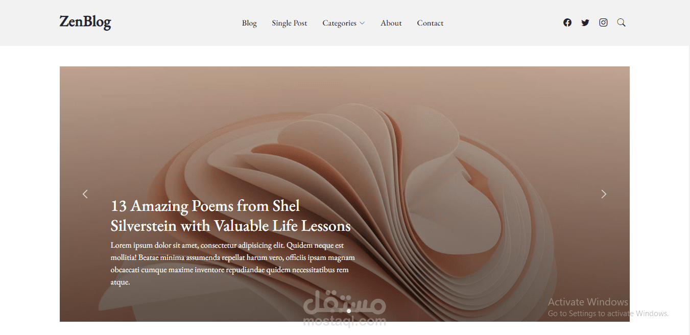 Zenblog موقع