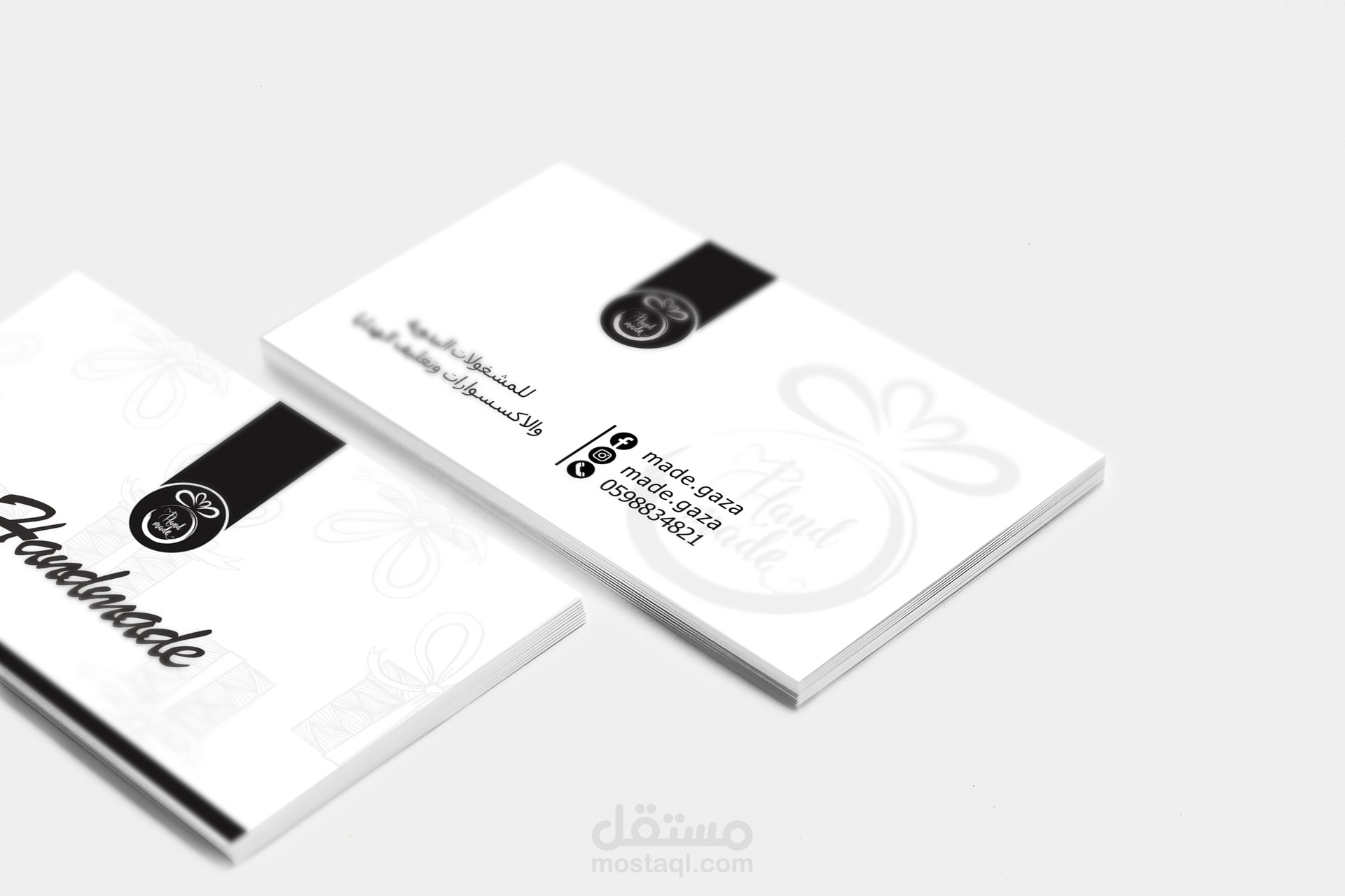 تصميم بزنس كارد احترافي وبجودة عالية