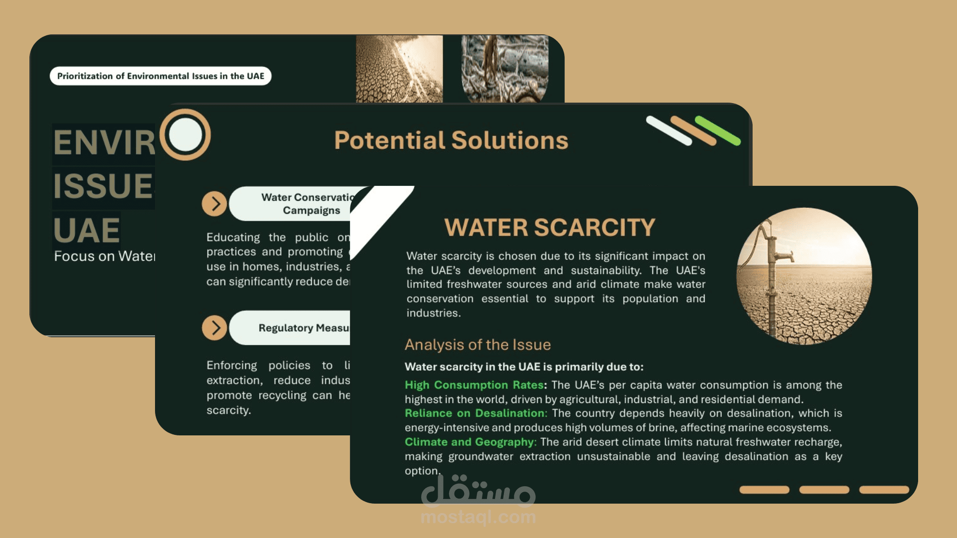ENVIRONMENTAL ISSUES IN THE UAE -- POWERPOINT | مستقل