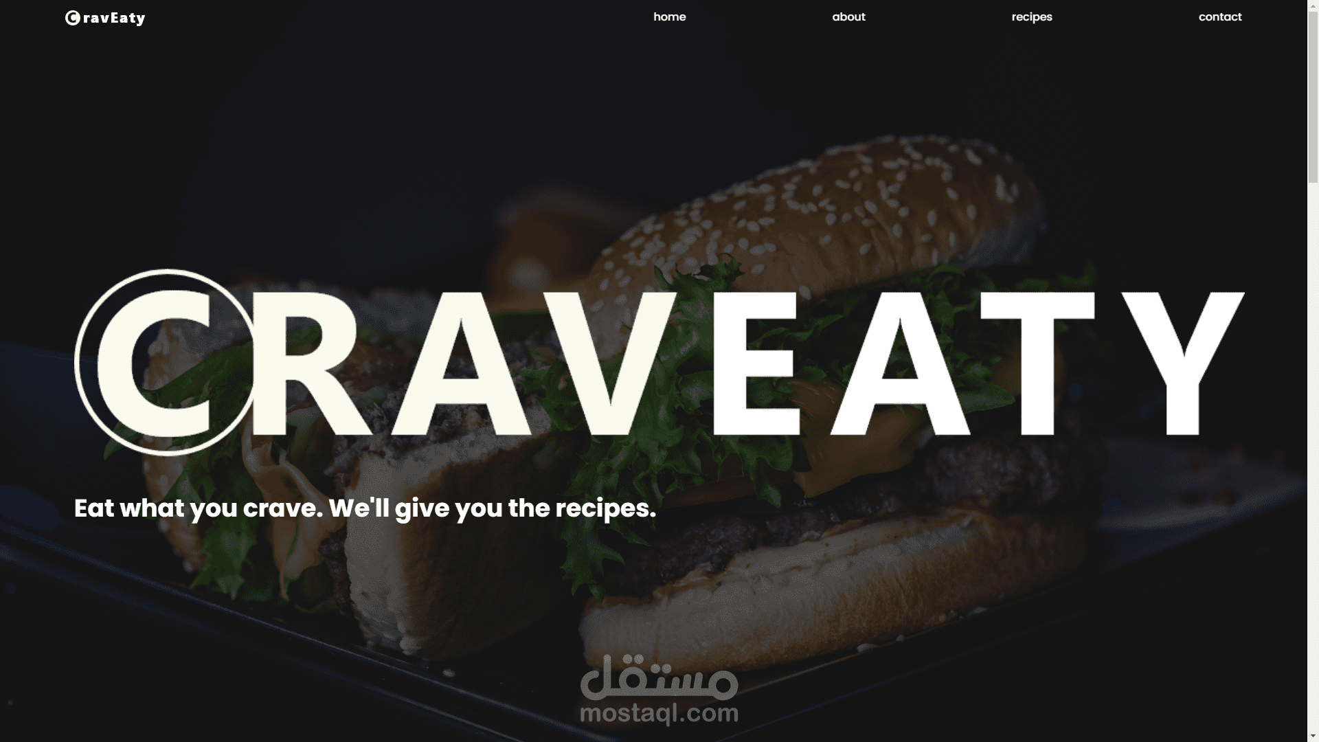 صفحة هبوط CravEaty