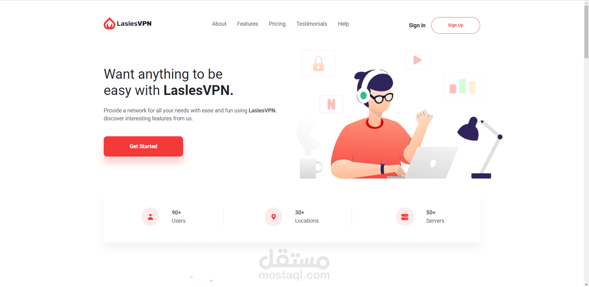 مشروع bootstrap & sass
