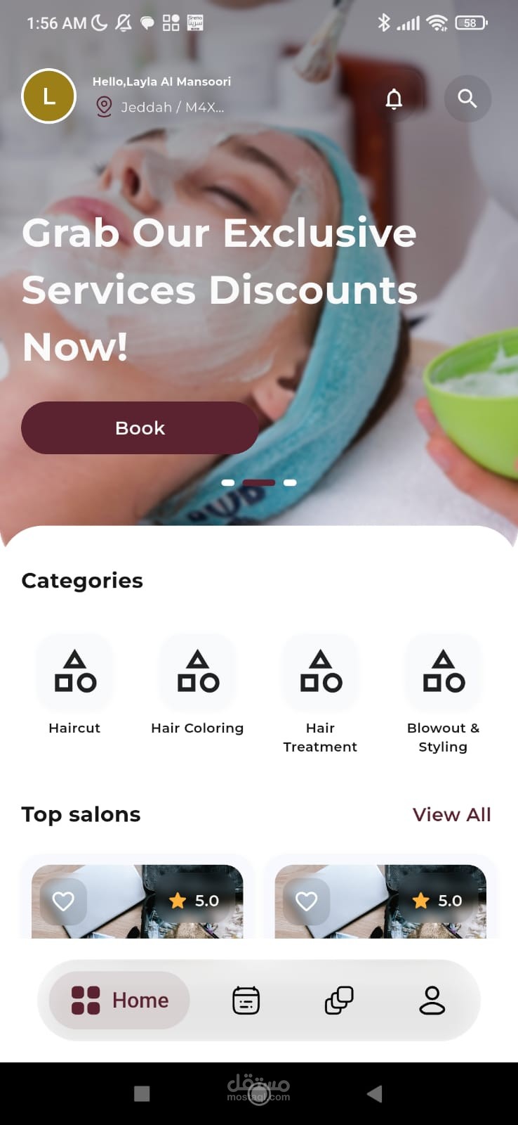 Cleo Salon System – Flutter Application