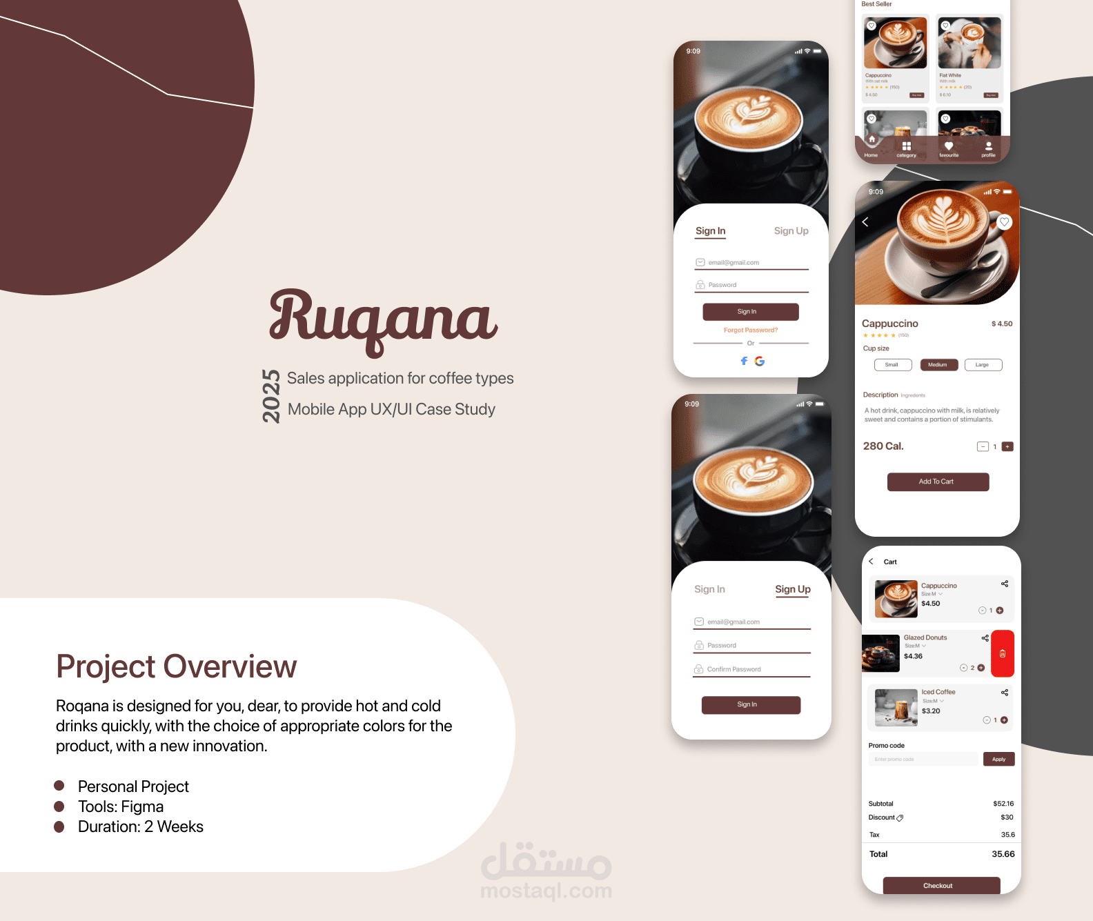 Hot and cold drinks application