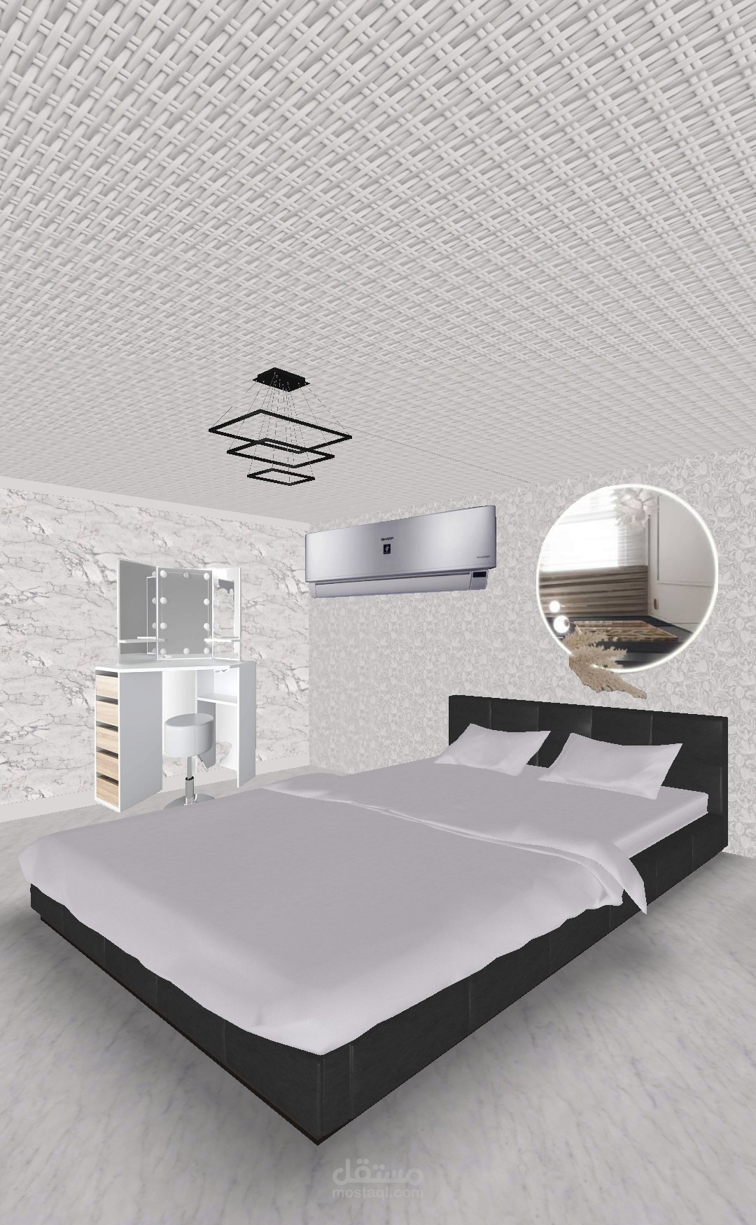 تصميم داخلى لغرفه نوم