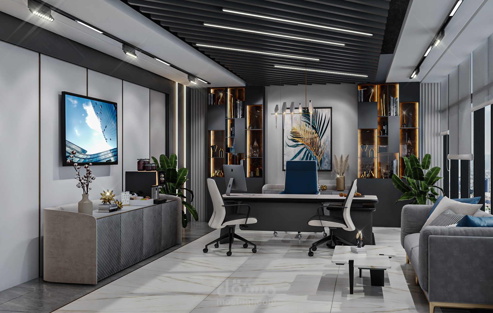 مكتب مدير الإدارة في وزارة النقل في السعودية