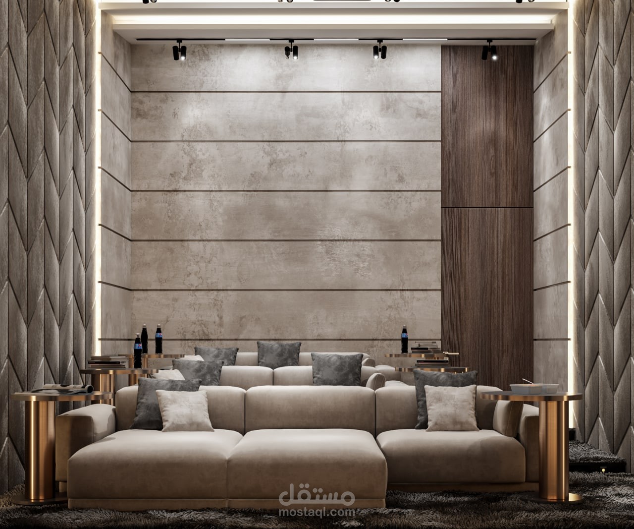 سينما داخلية في فيلا سكنية