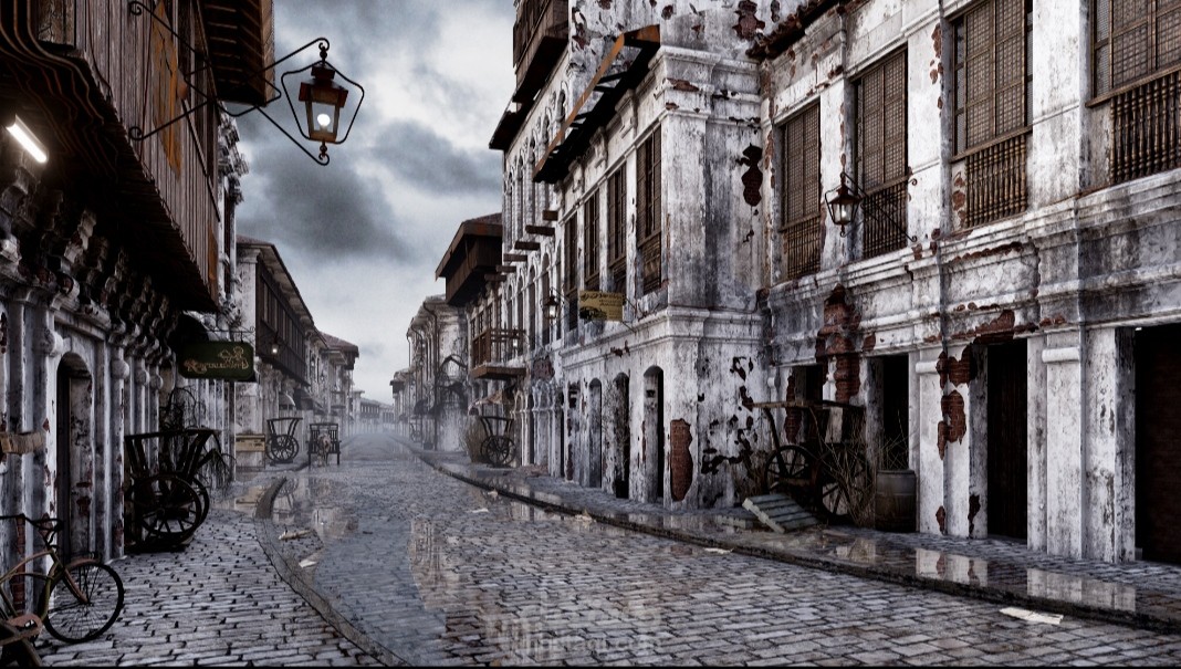 منطقة سكنية عاصرت الحرب