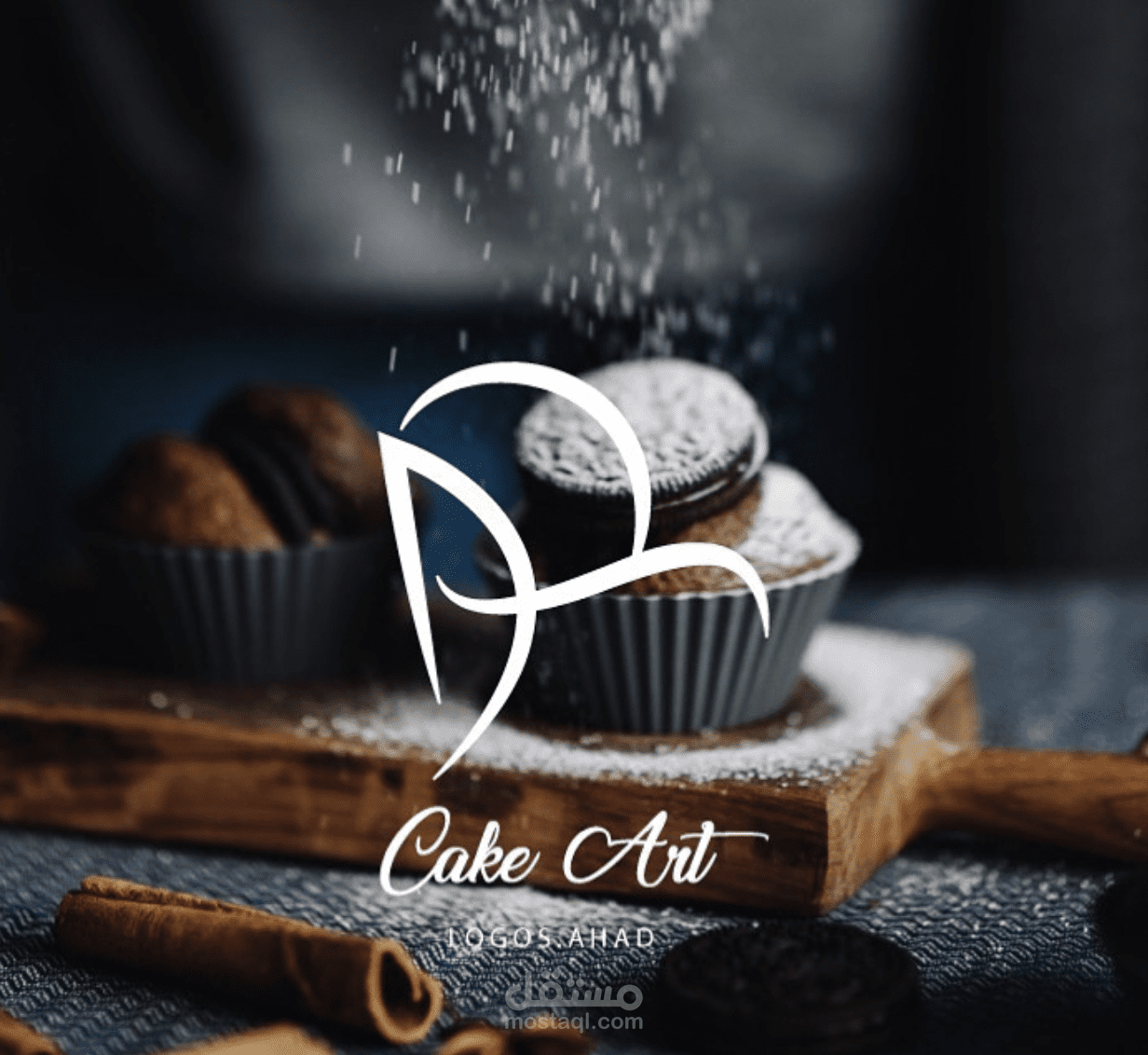 تصميم شعار للحلويات Cake Art