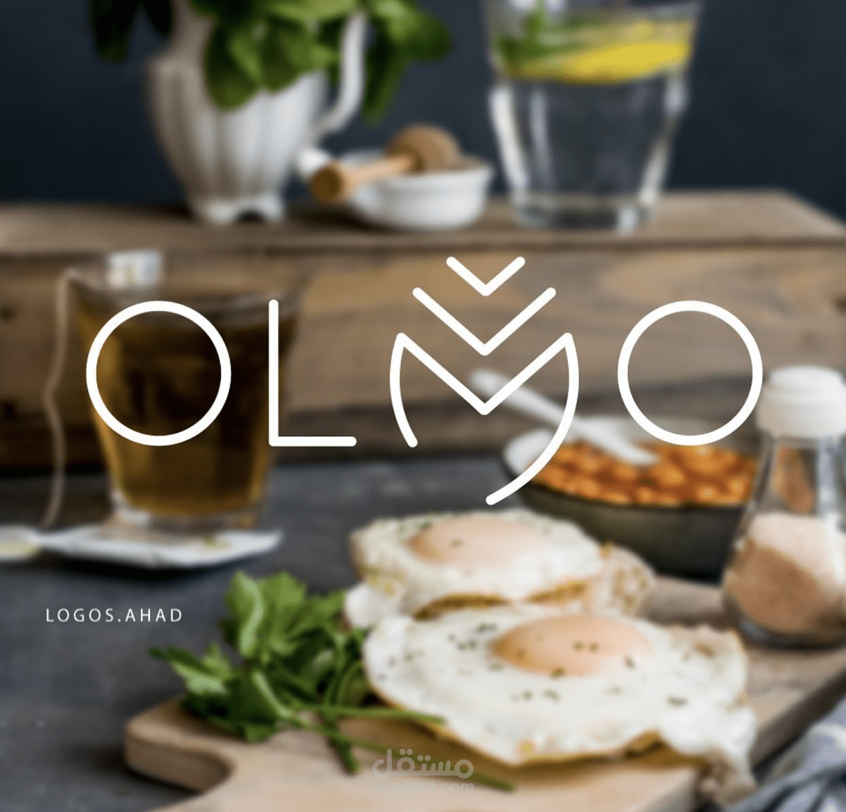 تصميم شعار لكوفي OLMO